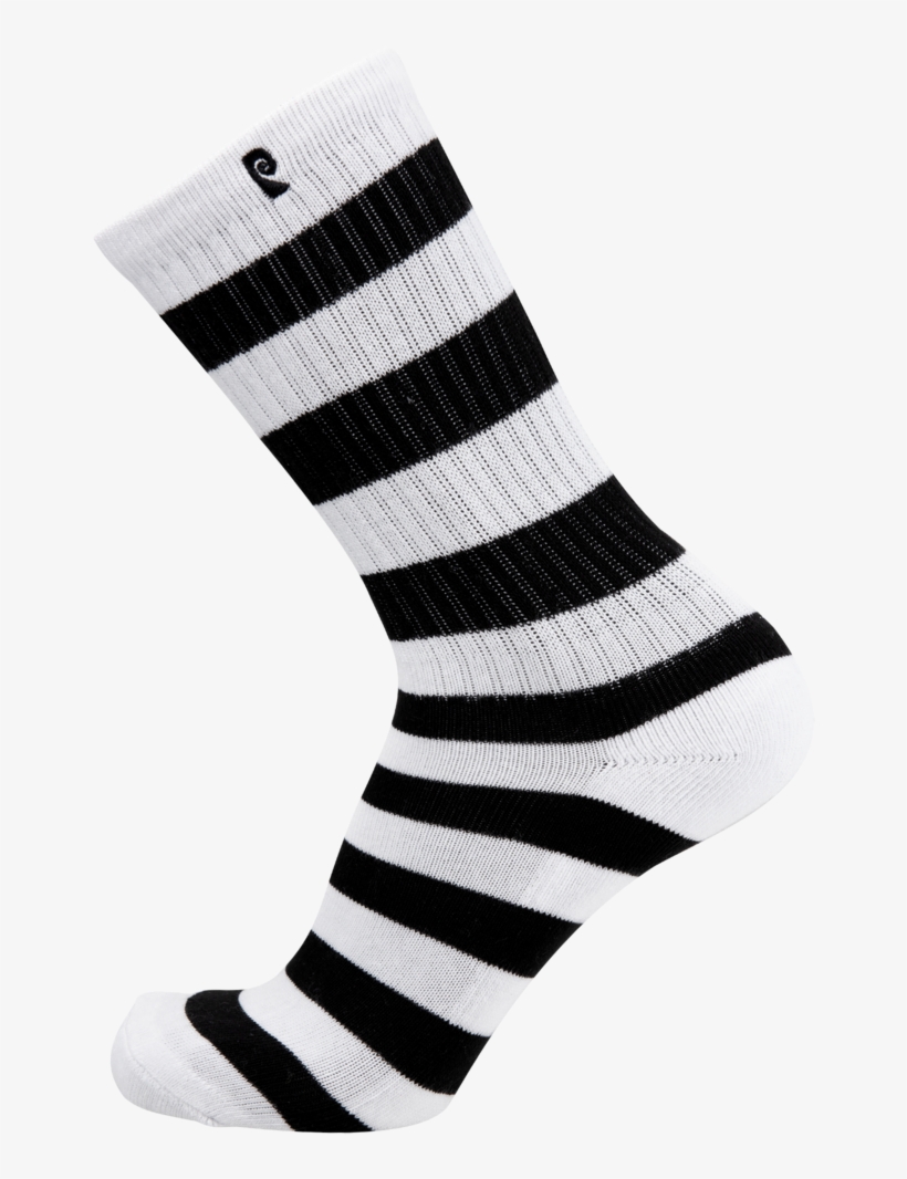 Striper Psock - White/black D - I - Y - Tie Dye - Red And White Striped Socks Png, transparent png