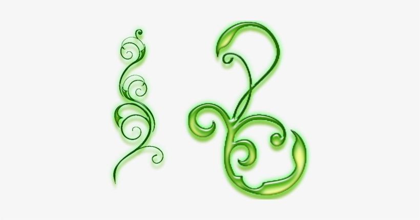 Filigree Border Png Vector Plants Grafpedia Flower - Swirl Glow Png Transparent Green, transparent png