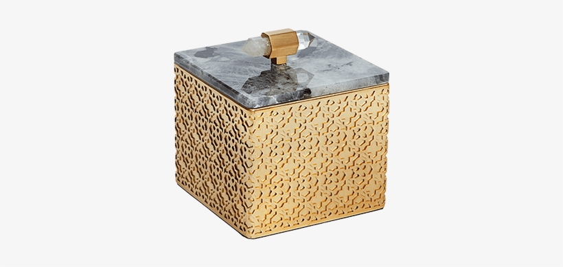 Next - Kendra Scott Square Filigree Stone Box - Purple, transparent png
