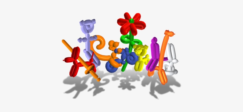 Free Animal Animations - Balloon Animals Animated, transparent png
