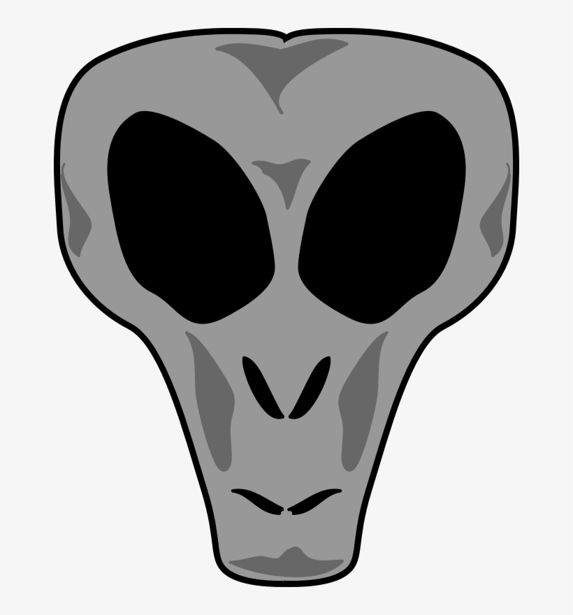 Medium Image - Grey Alien Mask Queen Duvet, transparent png