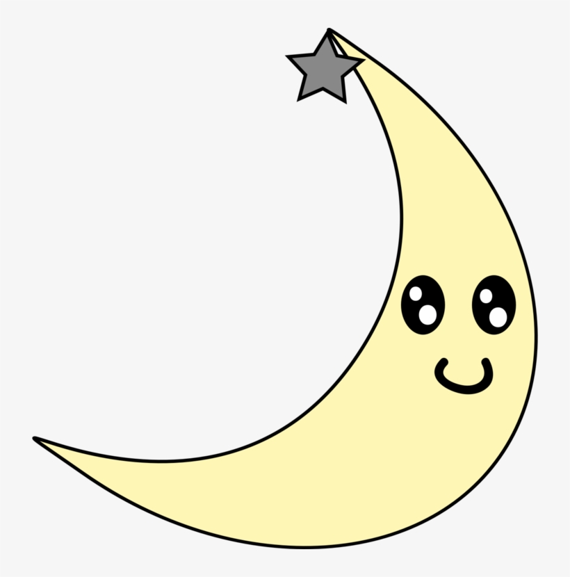 Animated Cartoon Moon Smile - Fire Door Keep Shut Sign, transparent png