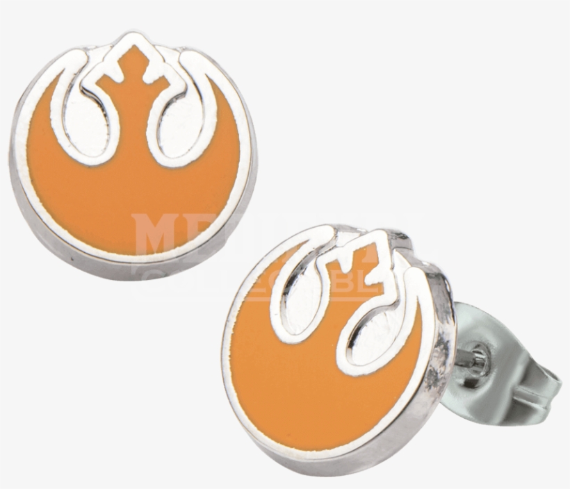 Star Wars Rebel Alliance Enamel Stud Earrings, transparent png