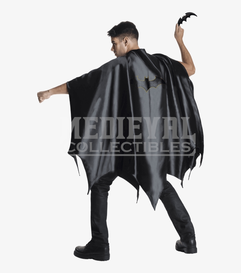 Adult Batman Deluxe Cape - Rubie's Mens Deluxe Batman Halloween Cape, Size: Adult,, transparent png