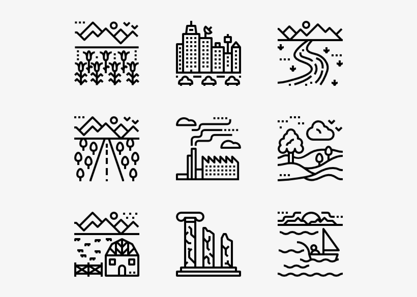 Landscapes Collection - Free Wedding Icons Png, transparent png