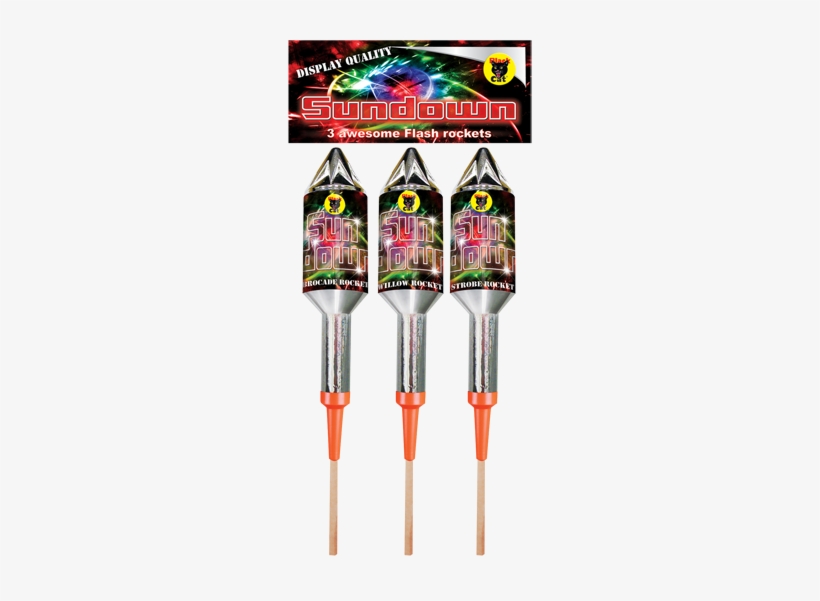 Black Cat Fireworks Sundown Rockets - Fireworks Rockets, transparent png