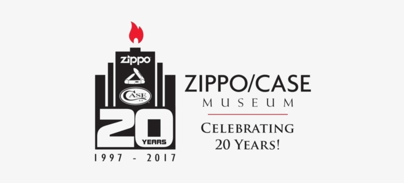 Zippo/case Museum Anniversary Logo - Authentic Zippo Lighter - Zippo/case Museum 20th Anniversary, transparent png