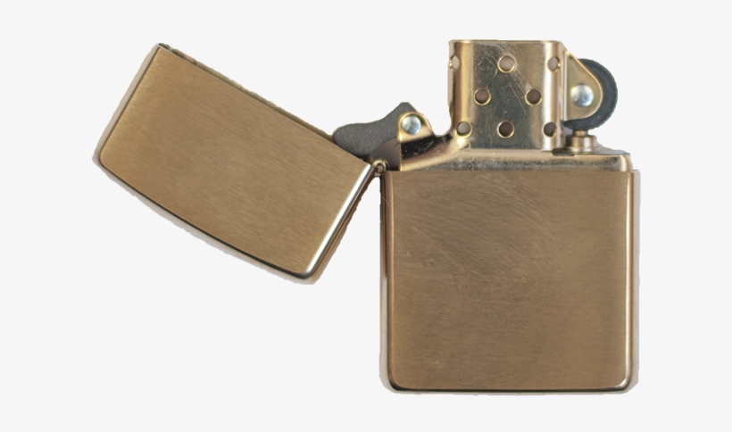 Zippo Armor Brushed Brass Pocket Lighter - Zippo Armor Lighter, transparent png