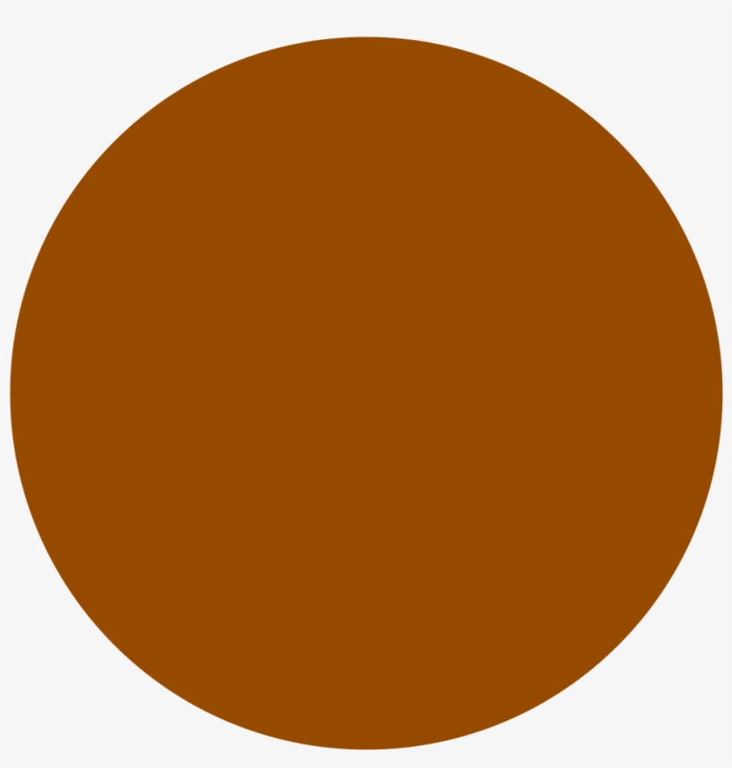 Circle Brown Solid - Trafik Işaretleri, transparent png