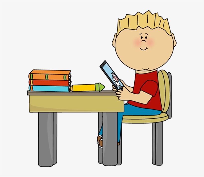 Tablet With No Clip Art - School Work Clipart, transparent png