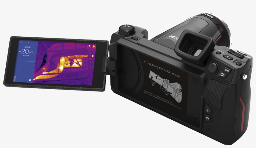 Esta Cámara Con Su Diseño De Lente Rotatoria Única - Thermographic Camera, transparent png