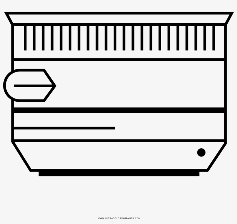 Dibujo De Lente De La Cámara Para Colorear - Camera, transparent png