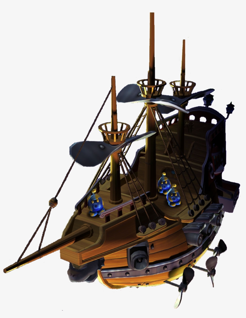Airship Super Mario Galaxy Bowser's Airship 1109x1272