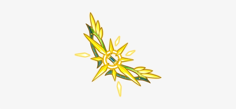 Gear Flash Bow Sun Flower Render - Floral Design, transparent png