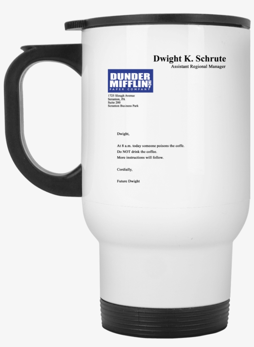 Dunder Mifflin Paper Company Mug - Mug, transparent png