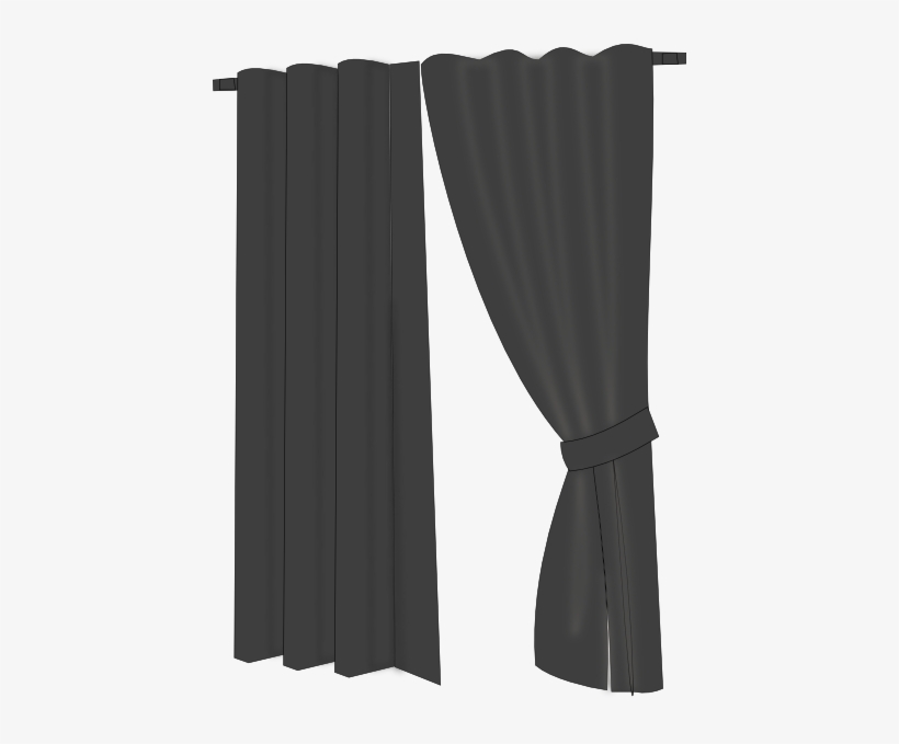 How To Set Use Grey Drapes Clipart - Drapes Png Icon, transparent png