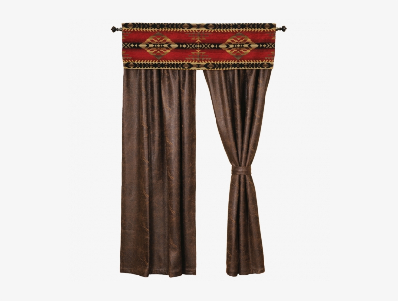 Gallop Western Drapes - Wooded River Gallop 54" Curtain Valance, transparent png