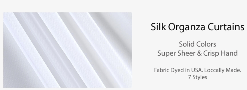 Silk Organza Curtains - Curtain, transparent png