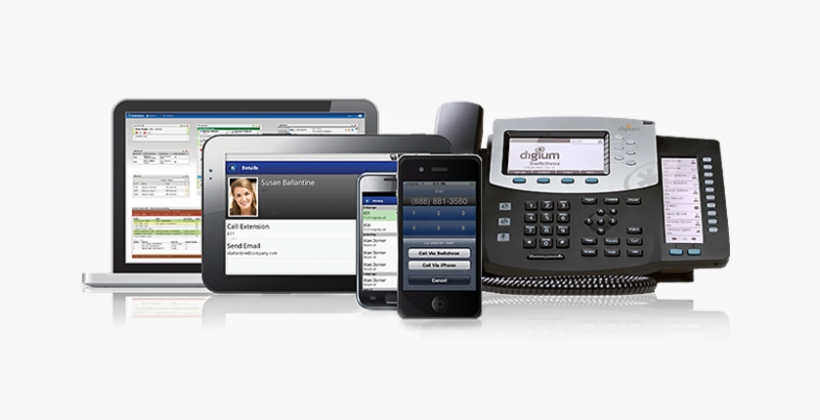 Phones - Digium - 1teld071lf_ac - Phone, D70 6-line Sip Er Supply, transparent png