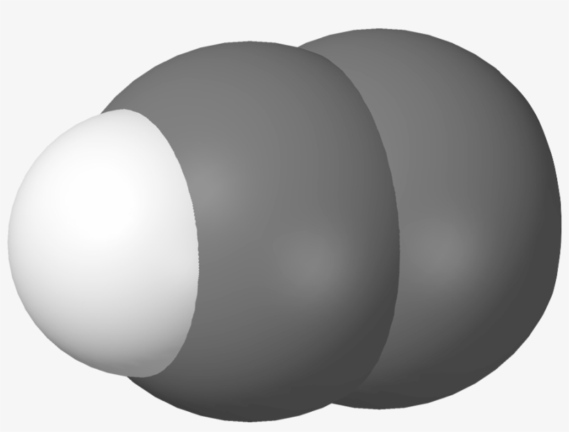 Ethynyl Radical 3d Vdw - Sphere, transparent png