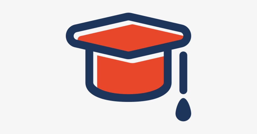 Graduation Hat Icon - School, transparent png