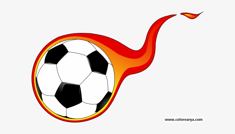 Colorear Deportes - Soccer Ball Clipart, transparent png
