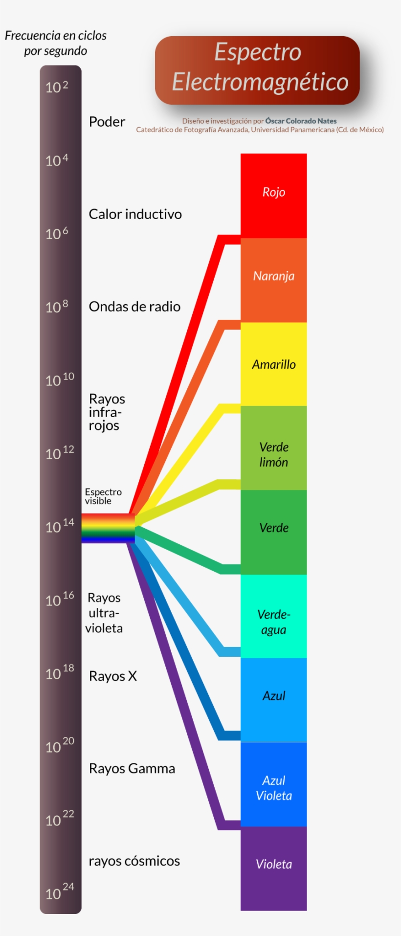 El Espectro Visible - Diagram, transparent png
