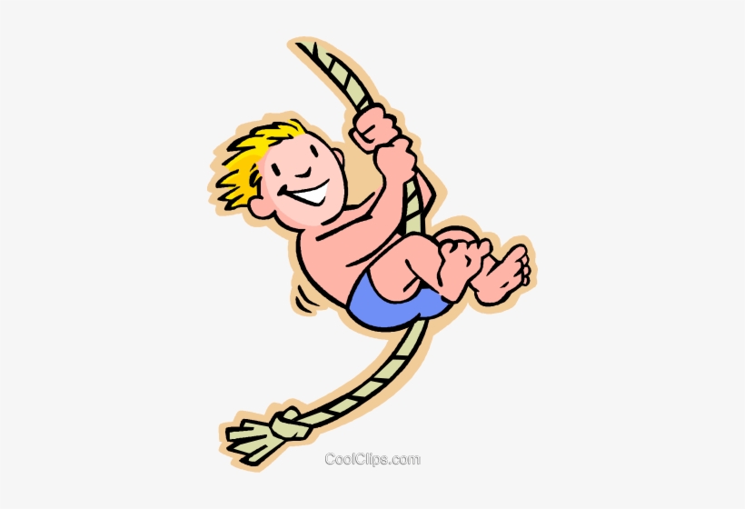 Children At Play, Kids, Swinging On Rope Royalty Free - Swinging On A Rope, transparent png