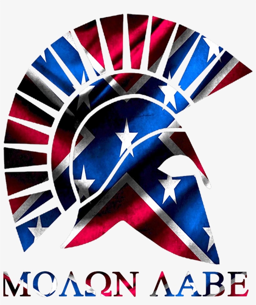 Molon Labe Dixie Spartan Rebel - Molon Labe, transparent png