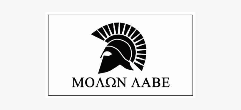 5 Pack Molon Labe Spartan White Ammo Can Magnet For - Rio Mesa Spartan Head, transparent png