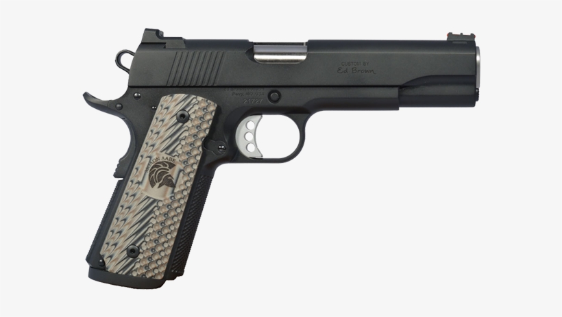 Ed Brown Custom Special Forces Molon Labe 1911 - Ruger 22 45 Mark Iv Tactical, transparent png