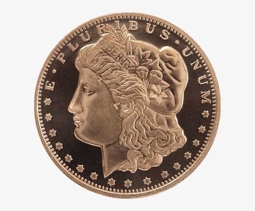1 Oz Copper Round Molon Labe Tube - Dollar Coin, transparent png