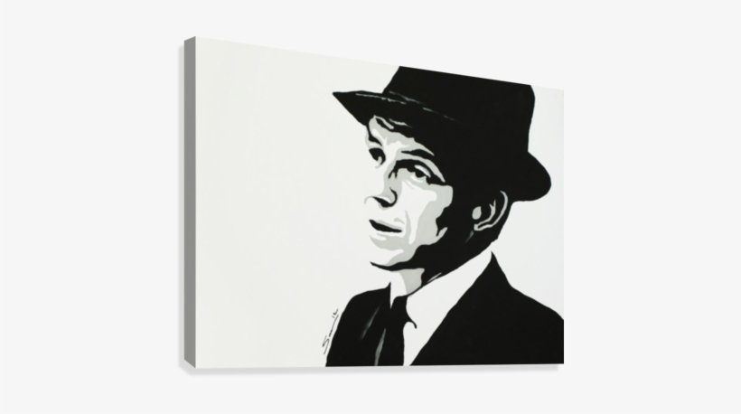 Frank Sinatra Canvas Print - Canvas Print, transparent png