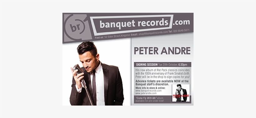 Peter Andre / Signing Session - Come Fly With Me - Peter Andre, transparent png