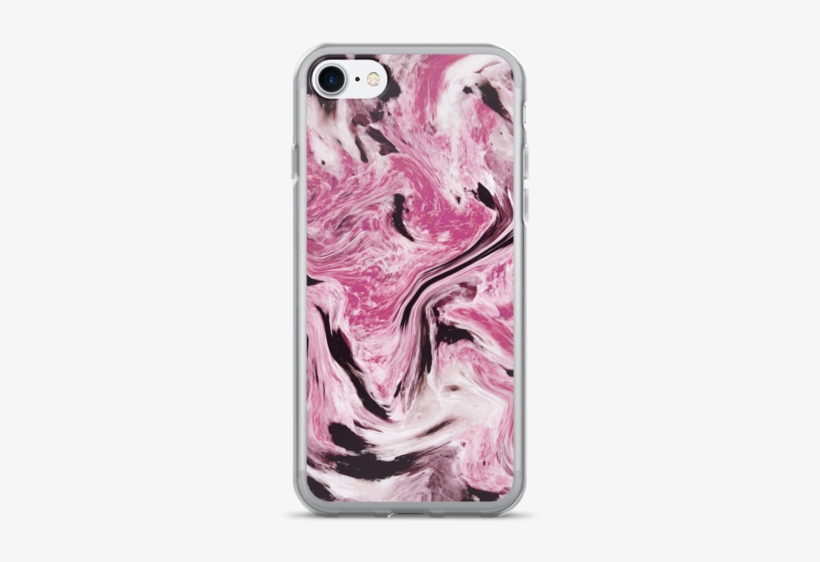 Marble Rock Colorful Swirl Pink Hue Iphone 7/8 Case - Skin Decal Wrap For Yeti 20 Oz Rambler Tumbler Sauced, transparent png
