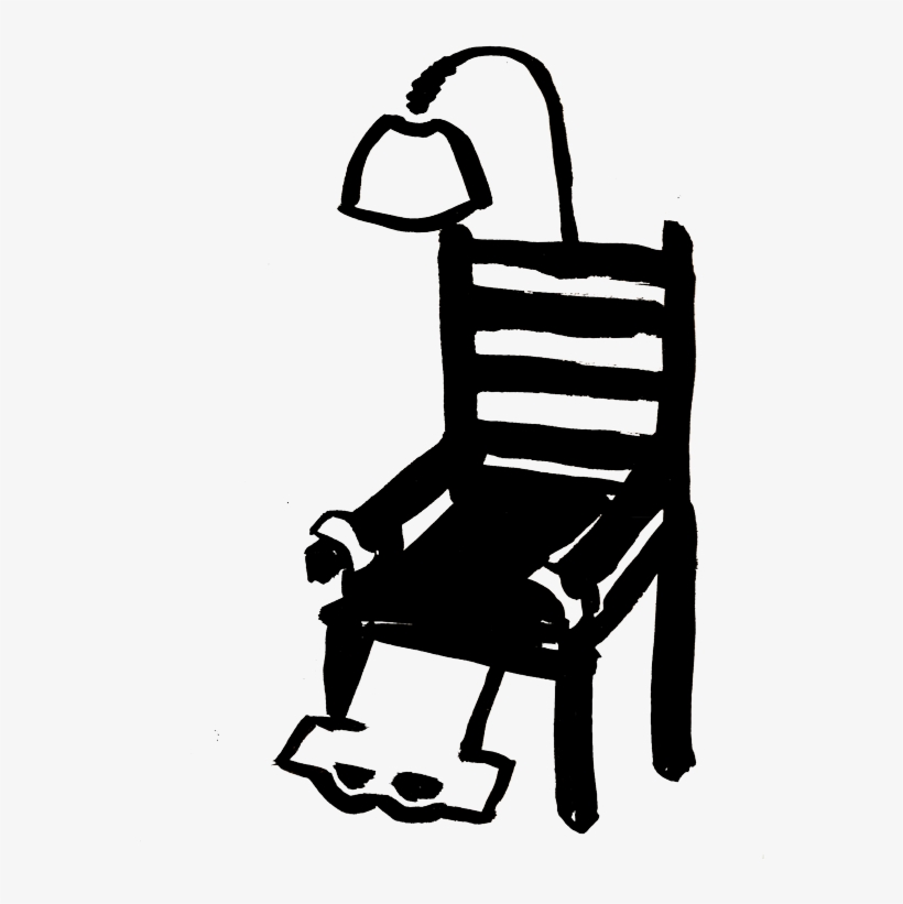 Eletric Pencil And In Color - Electric Chair Black And White, transparent png