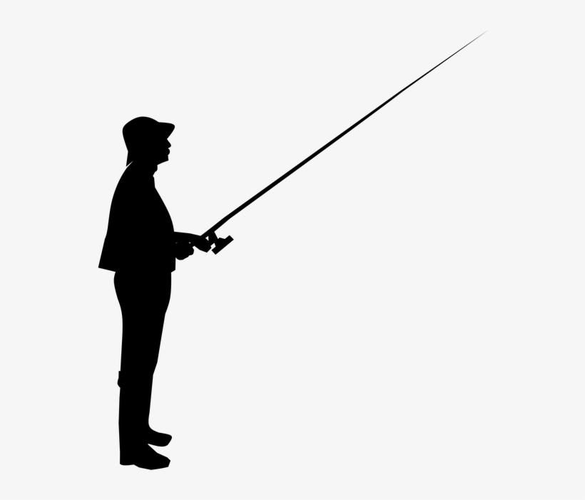 Transparent Man Fishing, transparent png