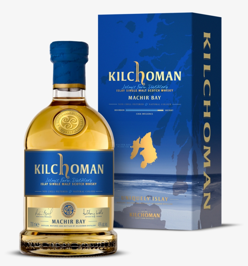 Machir Bay - Kilchoman Machir Bay Single Malt Scotch Whisky 700ml, transparent png