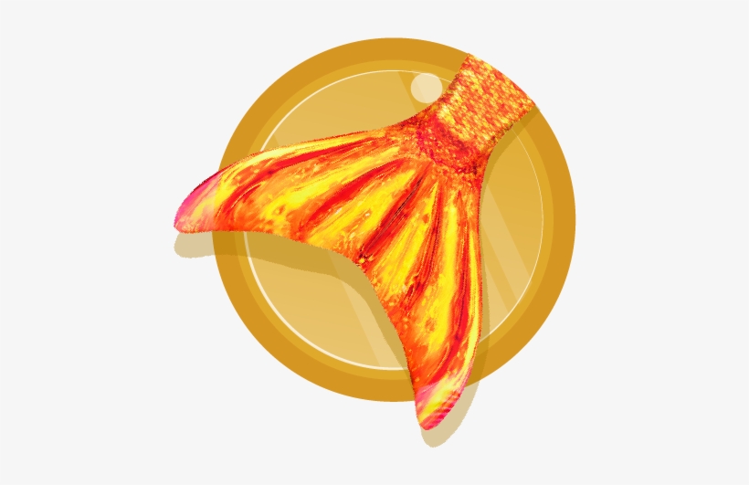 Destiny's Tropical Sunrise Mermaid Tail - Destiny's Tropical Sunrise Mermaid Tail Skin, transparent png