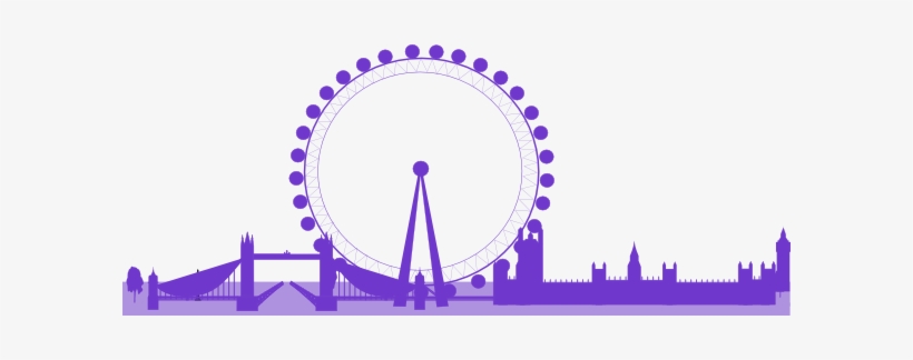 London Skyline Clip Art - Ferris Wheel Love Simon, transparent png