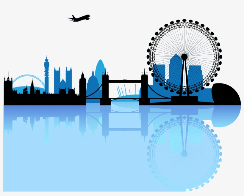 Depositphotos 3891230 M - London Skyline Silhouette, transparent png