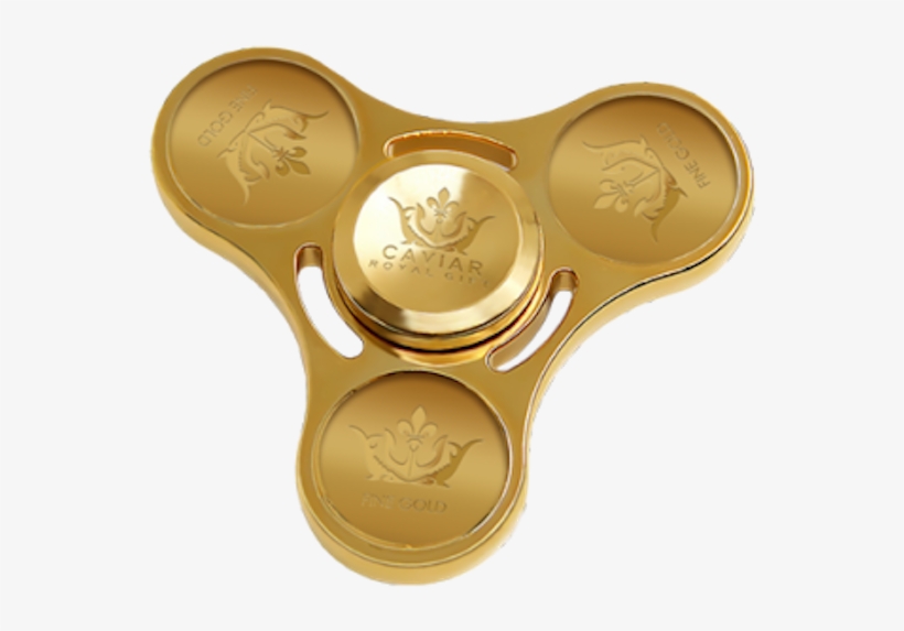 Спиннеры By Caviar - Fidget Spinner Solid Gold, transparent png