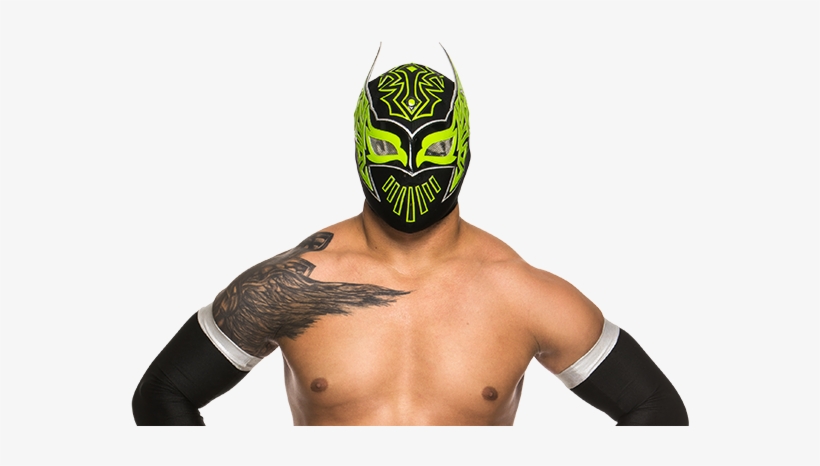 Sin Cara - Sin Cara Green And Black Mask, transparent png