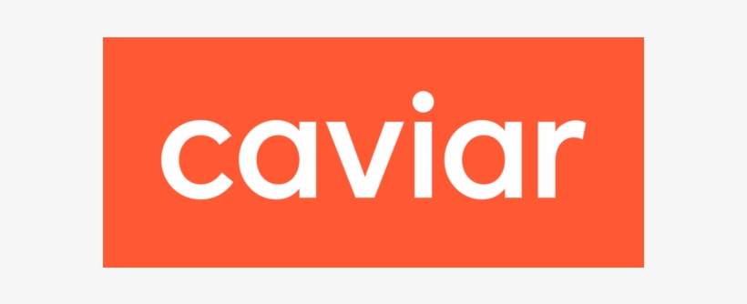 Caviar Food Delivery Logo, transparent png