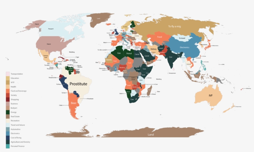 O Brasil No Mapa Mundi - Most Googled Products In Every Country, transparent png