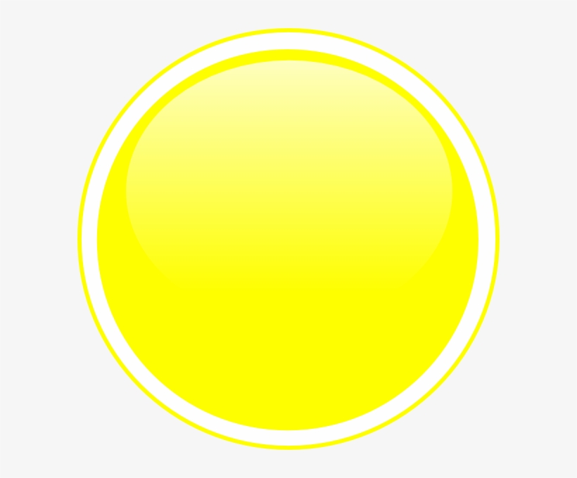 Glossy Yellow Circle Button Svg Clip Arts 600 X 600, transparent png