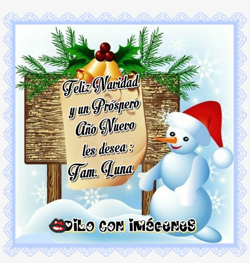Tarjetita Para Desear Feliz Navidad Y Venturoso Año - Para Desear Feliz Navidad, transparent png