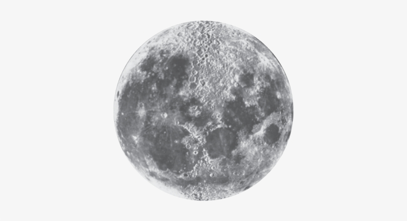 Full Moon Gobo - Blue Moon Rectangle Sticker, transparent png