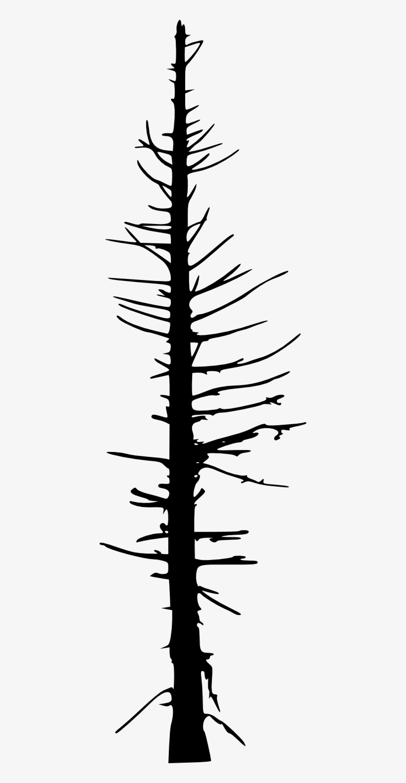 Dead Tree Silhouette Png Download - Portable Network Graphics, transparent png