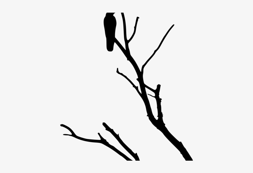 Dead Tree Clipart Svg - Cuervos En Un Arbol Png, transparent png